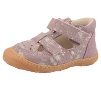 Lauflernschuh PEPINO BY RICOSTA "Eni WMS: mittel", Baby, Gr. 26, rosa (rosa, weiß), Veloursleder, geblümt, Schuhe Lauflernschuh, Sommerschuh, Print, WMS-System, Leder, Größenschablone zum Download (63
