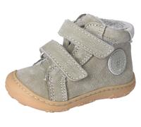 Lauflernschuh PEPINO BY RICOSTA "Gedo WMS: normal", Jungen, Gr. 19, braun (eukalyptus), Leder, Schuhe Lauflernschuh, Barfußschuh mit hochgezogener Zehenkappe, Größenschablone zum Download (52066255-19