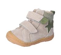 Lauflernschuh PEPINO BY RICOSTA "GENO, WMS: mittel", Baby, Gr. 25, beige (natur), Leder, Schuhe Lauflernschuh, Babyschuh mit Kontrastnähten, Größenschablone zum Download (88459612-25) natur