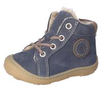 Lauflernschuh PEPINO BY RICOSTA "Georgie WMS: Normal", Baby, Gr. 22, blau (blau, braun), Leder, Schuhe Lauflernschuh, Winterschuh mit Weiten-Meßsystem, Größenschablone zum Download (34255166-22) blau,