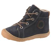Lauflernschuh PEPINO BY RICOSTA "Georgie WMS: weit", Jungen, Gr. 21, blau (navy), Nubukleder, Schuhe Lauflernschuh, Winterschuh mit Weiten-Meßsystem, Größenschablone zum Download (57634240-21)