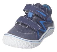 Lauflernschuh PEPINO BY RICOSTA "Patti WMS: mittel", Baby, Gr. 20, blau, Lederimitat, Textil, Schuhe Lauflernschuh, Barfußschuh mit Klett u. WMS-System, Größenschablone zum Download (85289724-20) blau