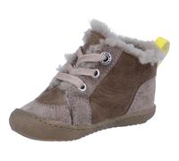 Lauflernschuh RICHTER "Maxi WMS: Mittel", Baby, Gr. 23, taupe, braun, Lammfell, Veloursleder, Schuhe Lauflernschuh, Winterstiefel mit herausnehmbarer Sohle, Größenschablone zum Download (32579021-23)