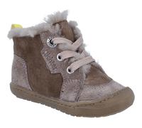 Lauflernschuh RICHTER "Maxi WMS: Mittel", Baby, Gr. 24, braun (taupe, braun), Lammfell, Veloursleder, Schuhe Lauflernschuh, Winterstiefel mit herausnehmbarer Sohle, Größenschablone zum Download (32579
