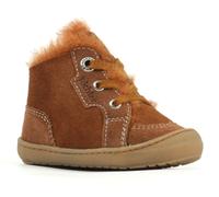 Lauflernschuh RICHTER "Maxi WMS: Mittel", Baby, Gr. 25, braun, Lammfell, Veloursleder, Schuhe Lauflernschuh, Winterstiefel mit herausnehmbarer Sohle, Größenschablone zum Download (35756733-25) braun