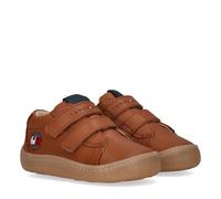 Lauflernschuh TOMMY HILFIGER, Baby, Gr. 22, Baumwolle, braun, Synthetik, Schuhe Lauflernschuh, Barfußschuh, Halbschuh, Klettschuh mit Logoschriftzug (56368331-22) braun