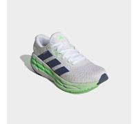 Laufschuh ADIDAS PERFORMANCE "ADISTAR 4", Herren, Gr. 45, cloud weiß, tech indigo, lime burst, Textil, Schuhe Laufschuh (12412160-45) cloud weiß, tech indigo, lime burst