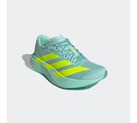 Laufschuh ADIDAS PERFORMANCE "adizero Evo SL W", Damen, Gr. 41, semi flash aqua, lucid lemon, mint ton, Synthetik, Textil, Schuhe Laufschuh, angelehnt an das Design vom Adios Pro Evo (25793460-41) sem