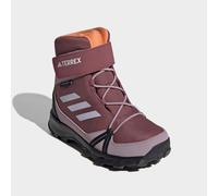 Laufschuh ADIDAS TERREX "TERREX SNOW HOOK-AND-LOOP COLD.RDY WINTER", Kinder, Gr. 37, rot (quiet crimson, silber dawn, amber tint), Synthetik, Textil, Schuhe Laufschuh, wasserdicht und wärmend, für Kin