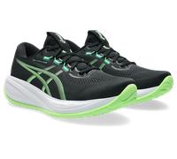 Laufschuh ASICS "GEL-CUMULUS 28", Damen, Gr. 45, schwarz, illuminate grün, Synthetik, Schuhe Laufschuh, mit PureGEL Dämpfung, mit FF BLAST MAX Mittelsohlen-Foam (56885647-45) schwarz, illuminate grün
