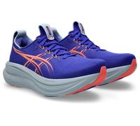 Laufschuh ASICS "GEL-NIMBUS 28", Damen, Gr. 40, cobalt burst, sun coral, Synthetik, Schuhe Laufschuh, für Erwachsene, mit leicht profiliertem Laufsohlenprofil (43610848-40) cobalt burst, sun coral