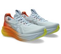 Laufschuh ASICS "GEL-NIMBUS 28", Herren, Gr. 44, sky, sun peach, Synthetik, Schuhe Laufschuh, sportlicher Stil, leicht profiliertes Laufsohlenprofil (33768904-44) sky, sun peach