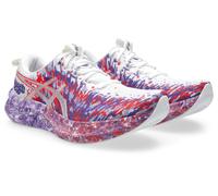 Laufschuh ASICS "NOOSA TRI 16", Herren, Gr. 46,5, weiß, edo lila, Textil, Schuhe Laufschuh, mit FF BLAST PLUS Dämpfung, mit Mesh-Obermaterial (36139664-46,5) weiß, edo lila