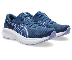 Laufschuh ASICS "PATRIOT 14", Damen, Gr. 40, blau (twilight blau, blaubell), Synthetik, Schuhe Laufschuh (89082021-40) twilight blau, blaubell