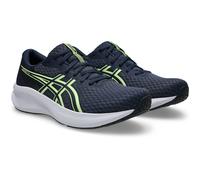 Laufschuh ASICS "PATRIOT 14", Herren, Gr. 42,5, midnight, illuminate gelb, Synthetik, Schuhe Laufschuh, atmungsaktives Mesh-Obermaterial, Energiegeladene Mittelsohle (37990546-42,5) midnight, illumina