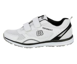Laufschuh BRÜTTING "Joggingschuh Performance V", Herren, Gr. 47, weiß, Synthetik, Schuhe Laufschuh (541011-47) weiß