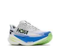 Laufschuh HOKA ONE ONE "MACH X 3", Herren, Gr. 44, cosmic grau, virtual blau, Synthetik, Textil, Schuhe Laufschuh, atmungsaktives Obermaterial, leicht profiliertes Laufsohlenprofil (79604339-44) cosmi