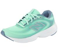 Laufschuh NEW BALANCE "411", Damen, Gr. 40, bright mint, zinc blau, silber metallic, Synthetik, Textil, Schuhe Laufschuh, für Erwachsene, mit Gummilaufsohle (37421458-40) bright mint, zinc blau, silbe