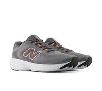 Laufschuh NEW BALANCE "411", Damen, Gr. 43, slate grau, pink lemonade, gumdrop, Synthetik, Textil, Schuhe Laufschuh, für Erwachsene, mit Gummilaufsohle (87018228-43) slate grau, pink lemonade, gumdrop