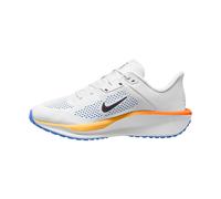 Laufschuh NIKE "QUEST 6", Herren, Gr. 43, weiß, off noir, blau crystal, total orange, Textil, Schuhe Laufschuh (86647953-43) weiß, off noir, blau crystal, total orange