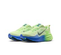 Laufschuh NIKE "Vomero 18", Herren, Gr. 43, weiß, schwarz spruce, volt tint, sapphire, Synthetik, Textil, Schuhe Laufschuh (31028440-43) weiß, schwarz spruce, volt tint, sapphire