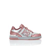 Sneaker PLEIN SPORT "Lo-Top Turnschuhe", Damen, Gr. 36, Normalschaft, 0370, pink, silber, Schuhe Sneaker (77936560-36) 0370, pink, silber