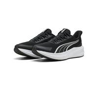 Trainingsschuh PUMA "Dasher Lite SLIPTECH™ Laufschuhe Erwachsene", Damen, Gr. 40, schwarz-weiß (schwarz, weiß), Obermaterial: Textil, Synthetik. Futter: Textil. Innensohle: Textil. Laufsohle: Gummi, S