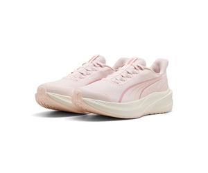 Laufschuh PUMA "DASHER LITE SLIPTECH", Damen, Gr. 42,5, jasmine flower, warm weiß, rosy outlook, Textil, Schuhe Laufschuh, SLIPTECH™ Technologie: praktisches Anziehen ohne Hände (43295700-42,5) jasmin