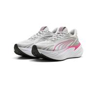 Trainingsschuh PUMA "Maxima Pro Laufschuhe Erwachsene", Damen, Gr. 42, pink (feather gray echo pink opal weiß), Obermaterial: Textil, Synthetik. Futter: Textil. Innensohle: Textil. Laufsohle: Gummi, S