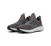 Laufschuh PUMA "Softride Enzo 5 Laufschuhe Erwachsene", Damen, Gr. 37, grau (cool schwarz gray for all time rot weiß), Obermaterial: Synthetik, Textil. Futter: Textil. Innensohle: Textil. Laufsohle: G