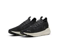 PUMA Unisex Softride Symmetry Fuzion Ls Straßen-Laufschuh, Schwarz, Altrostgrau, Dampfgrau, 44.5 EU