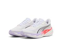 Laufschuh PUMA "VELOCITY NITRO 5 WNS", Damen, Gr. 40, puma weiß, ultra rot, light lavender, Textil, Schuhe Laufschuh (83305263-40) puma weiß, ultra rot, light lavender