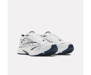 Laufschuh REEBOK "BELWAVE", Herren, Gr. 48,5, weiß, silber, vector navy, Leder, Synthetik, Textil, Schuhe Laufschuh (38830815-48,5) weiß, silber, vector navy