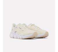 Laufschuh REEBOK "ZIG DYNAMICA 6", Damen, Gr. 38, beige (chalk, weiß), Synthetik, Textil, Schuhe Laufschuh (59342541-38) chalk, weiß