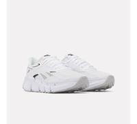 Laufschuh REEBOK "ZIG DYNAMICA 6", Damen, Gr. 42, weiß, grau 1, core schwarz, Synthetik, Textil, Schuhe Laufschuh (94494627-42) weiß, grau 1, core schwarz