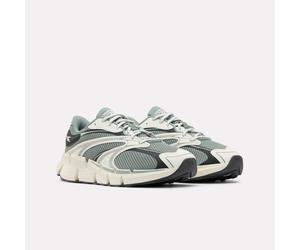 Laufschuh REEBOK "ZIG HYPNOTICA", Damen, Gr. 42, chalk, light fog, grau 6, Synthetik, Textil, Schuhe Laufschuh (82775219-42) chalk, light fog, grau 6