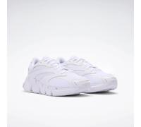 Laufschuh REEBOK "ZIG HYPNOTICA", Damen, Gr. 45, weiß, weiß, weiß, Synthetik, Textil, Schuhe Laufschuh (92325920-45) weiß, weiß, weiß