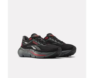 Laufschuh REEBOK "ZIGNITION", Herren, Gr. 46, schwarz, rot, schwarz, Textil, Schuhe Laufschuh (68429346-46) schwarz, rot, schwarz