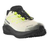 Laufschuh SALOMON "AERO FLOW GRVL GORE-TEX", Herren, Gr. 42,5, vanilla ice, schwarz, acid lime, Synthetik, Textil, Schuhe Laufschuh, wasserdicht (76039910-42,5) vanilla ice, schwarz, acid lime