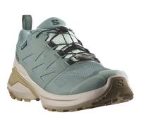 Laufschuh SALOMON "X-ADVENTURE GORE-TEX", Damen, Gr. 38,5, blau (north atlantic), Synthetik, Textil, Schuhe Laufschuh, wasserdicht (60893230-38,5) north atlantic