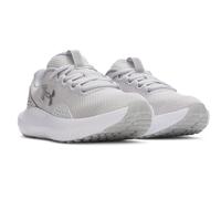 Laufschuh UNDER ARMOUR "UA W Charged Surge 4", Damen, Gr. 40, halo gray, weiß, Synthetik, Textil, Schuhe Laufschuh, Gute Dämpfung (58081751-40) halo gray, weiß