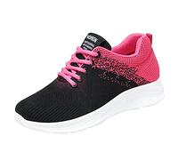 Laufschuhe Damen 37-41 Sportschuhe Mesh-Gewebe Sneakers rutschfeste Turnschuhe Leichtgewicht Joggingschuhe Fitness Schuhe Walkingschuhe Weiche Sohle StraßEnlaufschuhe Sommer Running Shoes