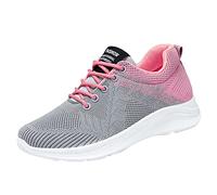 Laufschuhe Damen 37-41 Sportschuhe Mesh-Gewebe Sneakers rutschfeste Turnschuhe Leichtgewicht Joggingschuhe Fitness Schuhe Walkingschuhe Weiche Sohle StraßEnlaufschuhe Sommer Running Shoes