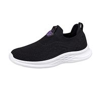 Laufschuhe Damen Sportschuhe Luftpolster Atmungsaktiv Turnschuhe rutschfeste Leichtgewichts Straßenlaufschuhe Sneaker Joggingschuhe Walkingschuhe Fitness Schuhe Schwarz Rosa Rot Orange Lila EU 3646