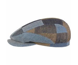 Laughlin Driver Patchwork Flatcap by Stetson blau XL (60-61 cm)