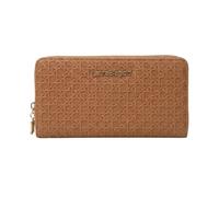Laura Biagiotti Große Damen-Geldbörse aus PU-Leder, geflochten, mit Geldbörse und Geschenkbox, Leder, 19 cm, Doppelter Reißverschluss