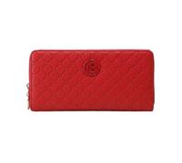 Laura Biagiotti Große Damen-Geldbörse aus PU, mit Geldbörse und Reißverschluss, Around-Reißverschluss, mit Geschenkbox, rot, 19 cm, Klassisch