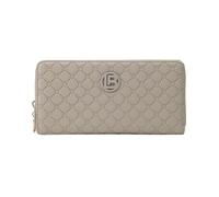 Laura Biagiotti Große Damen-Geldbörse aus PU, mit Geldbörse und Reißverschluss, Around-Reißverschluss, mit Geschenkbox, natur, 19 cm, Klassisch