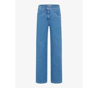 Raphaela by Brax Damen Five-Pocket-Hose Style LAURA FLARED BLEACHED, USING&BUFFIES, denim hellblau, Gr. 38K