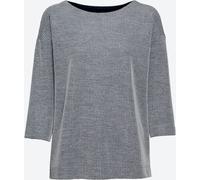 Laura Torelli Damen-Langarmshirt mit U-Boot-Ausschnitt dark-blue XL